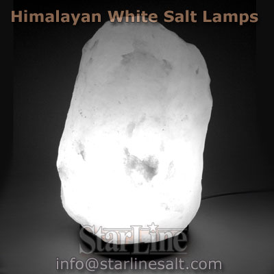 White Himalayan Salt Lamps